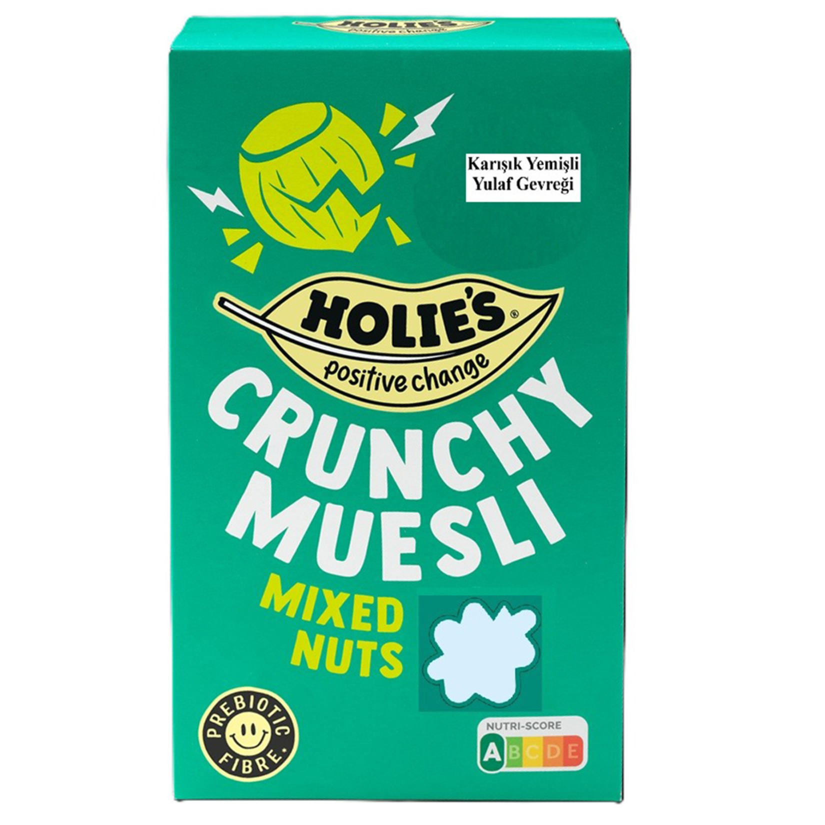 Holie's Crunchy Muesli Mixed Nuts Yulaflı Gevrek 400 G