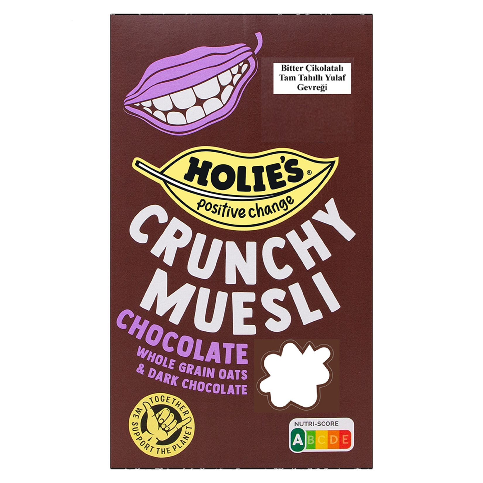 Holie's Crunchy Muesli Chocolate Yulaf Gevreği 400 G