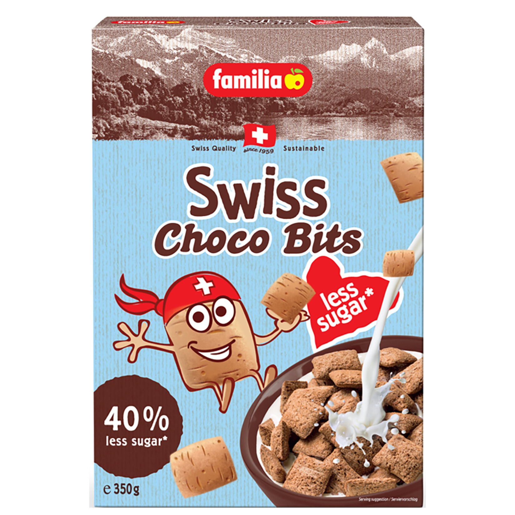 Familia Swiss Choco-Bits Az Şekerli 350 G
