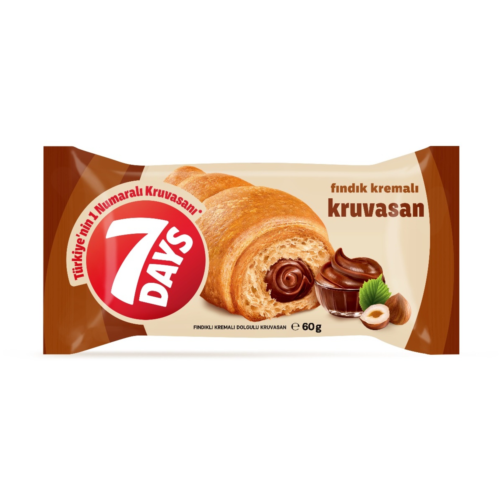 Seven Days Fındıklı Kruvasan 60 G - Görsel 1