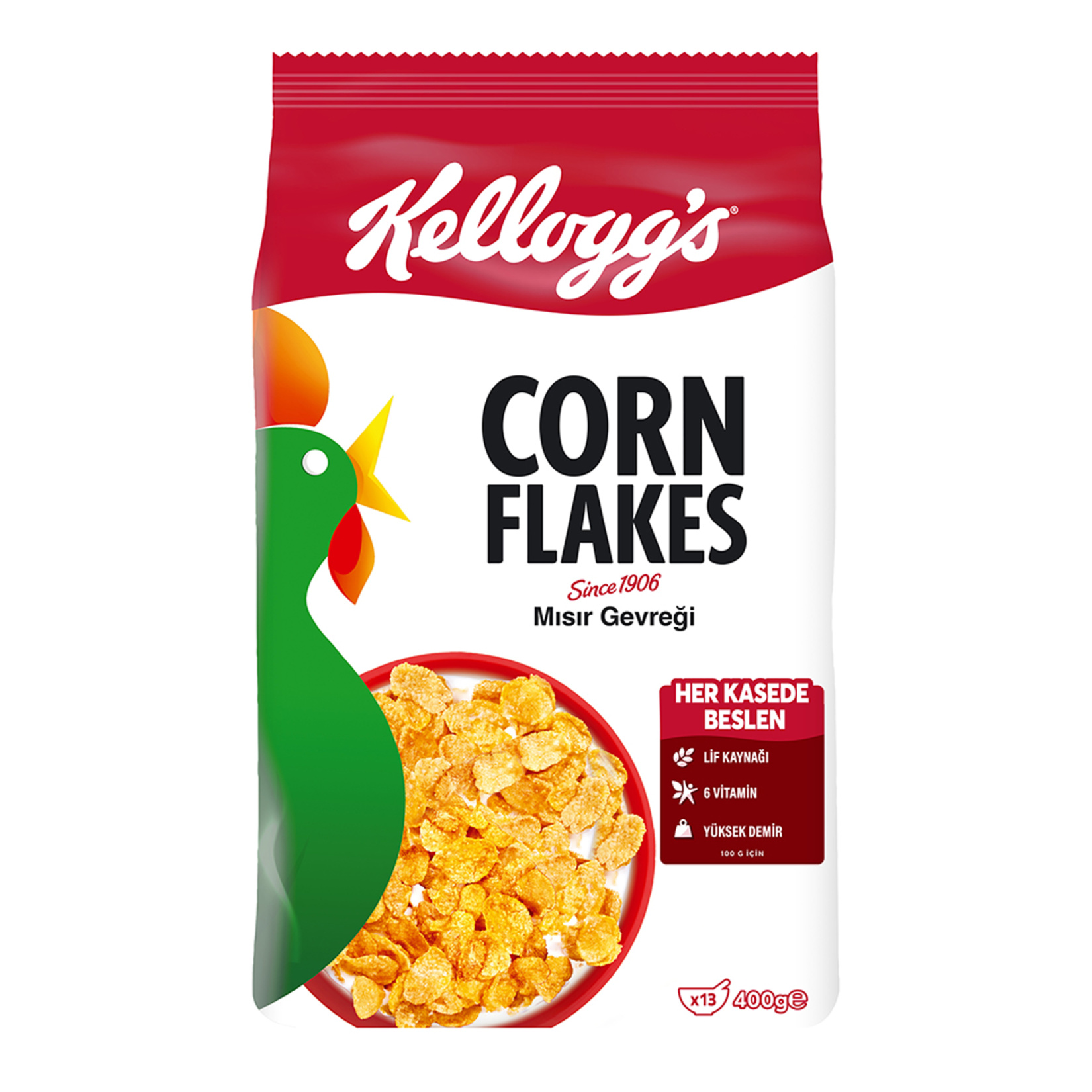 Kellogg's Corn Flakes Mısır Gevreği 400 G - Görsel 1