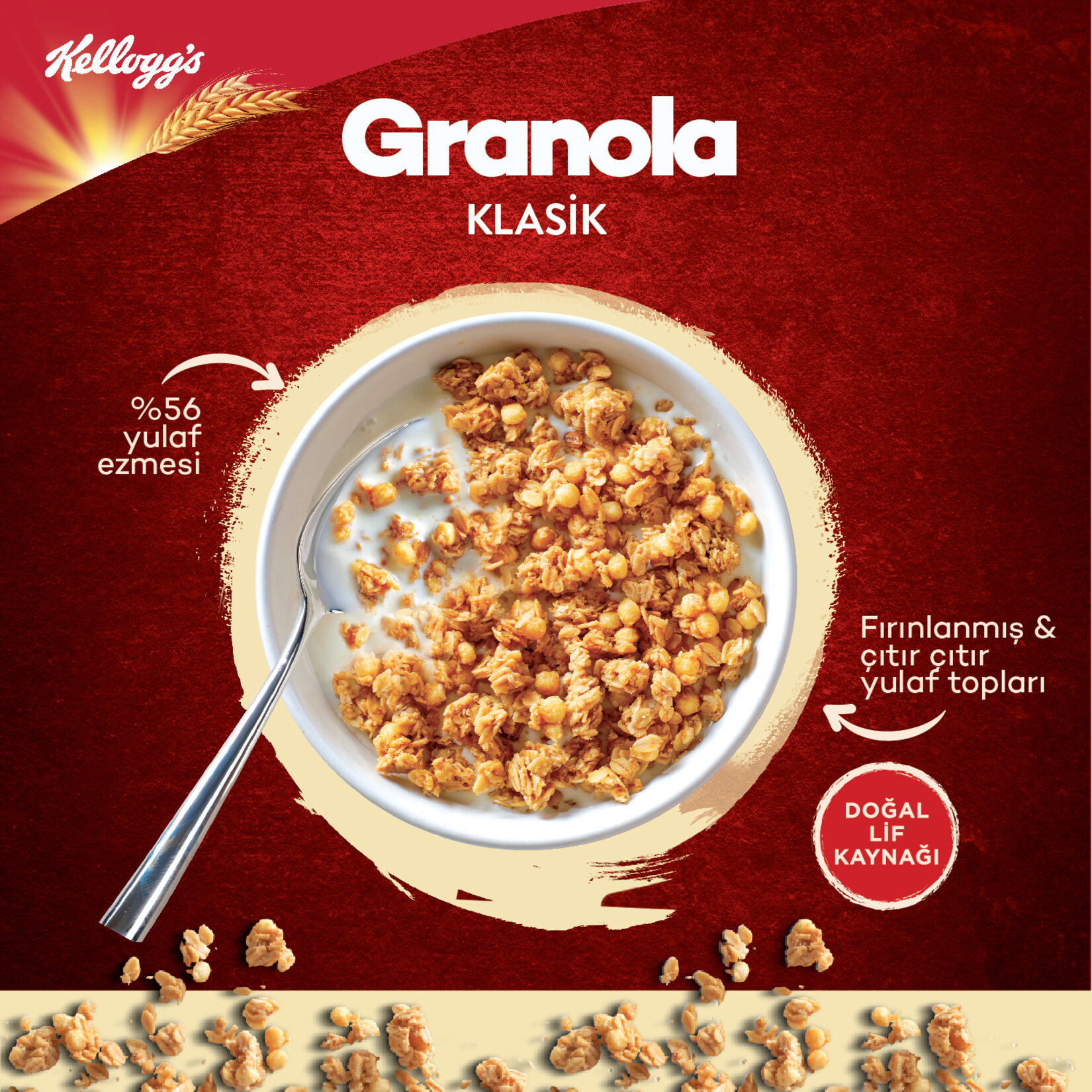Kellogg's Granola Klasik 340 G - Görsel 3