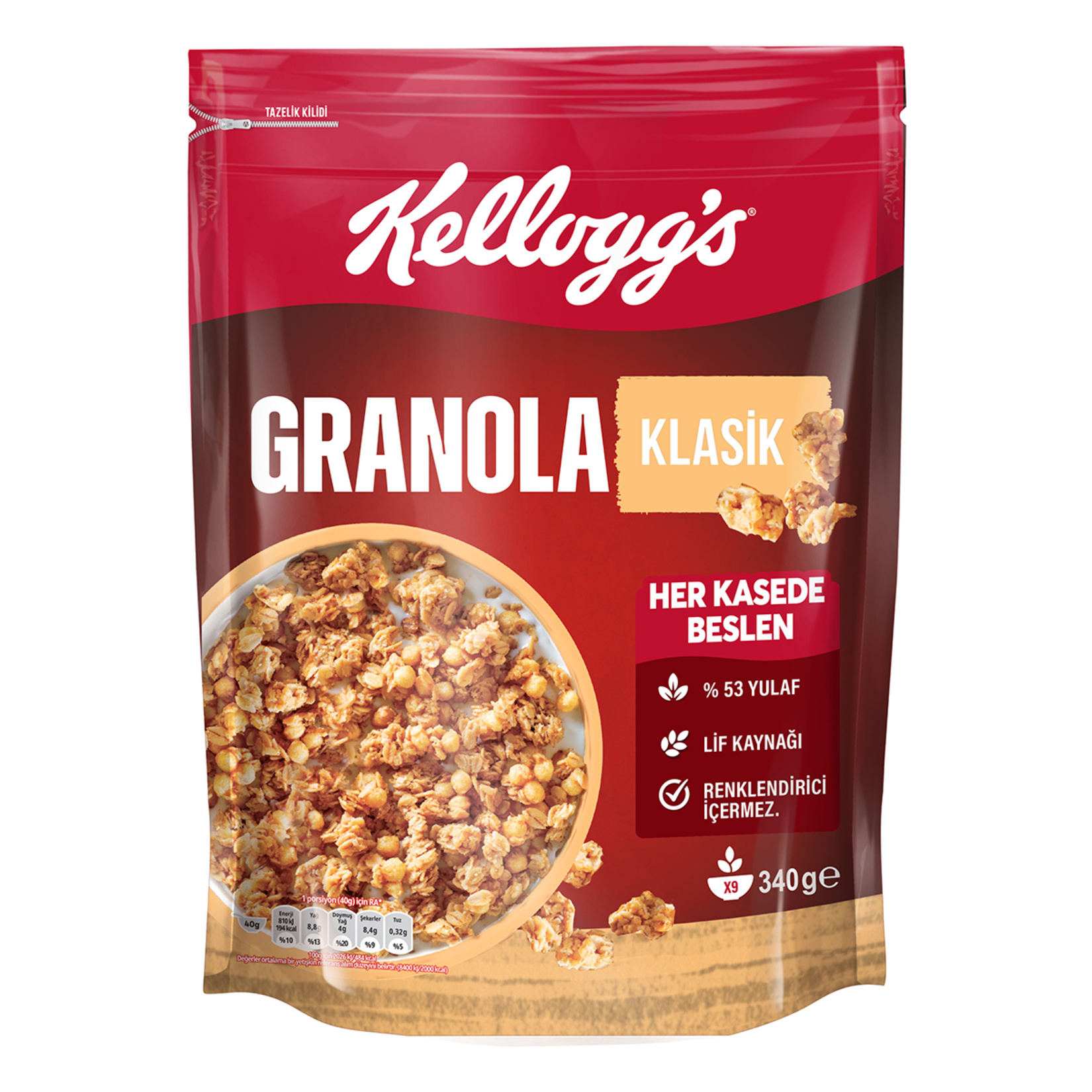 Kellogg's Granola Klasik 340 G - Görsel 1