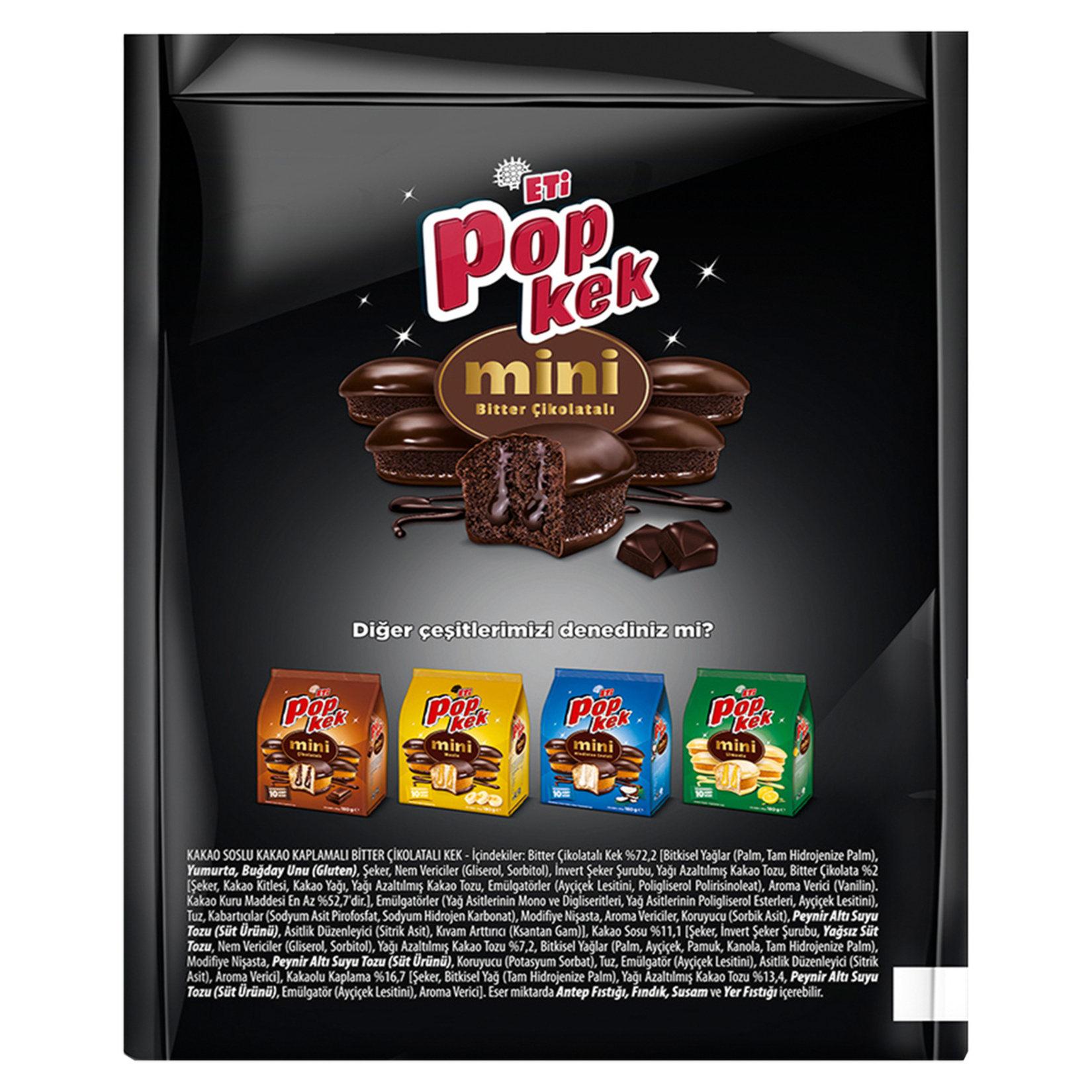 Eti Popkek Mini Bitter Çikolatalı Kek 162 G - Görsel 2