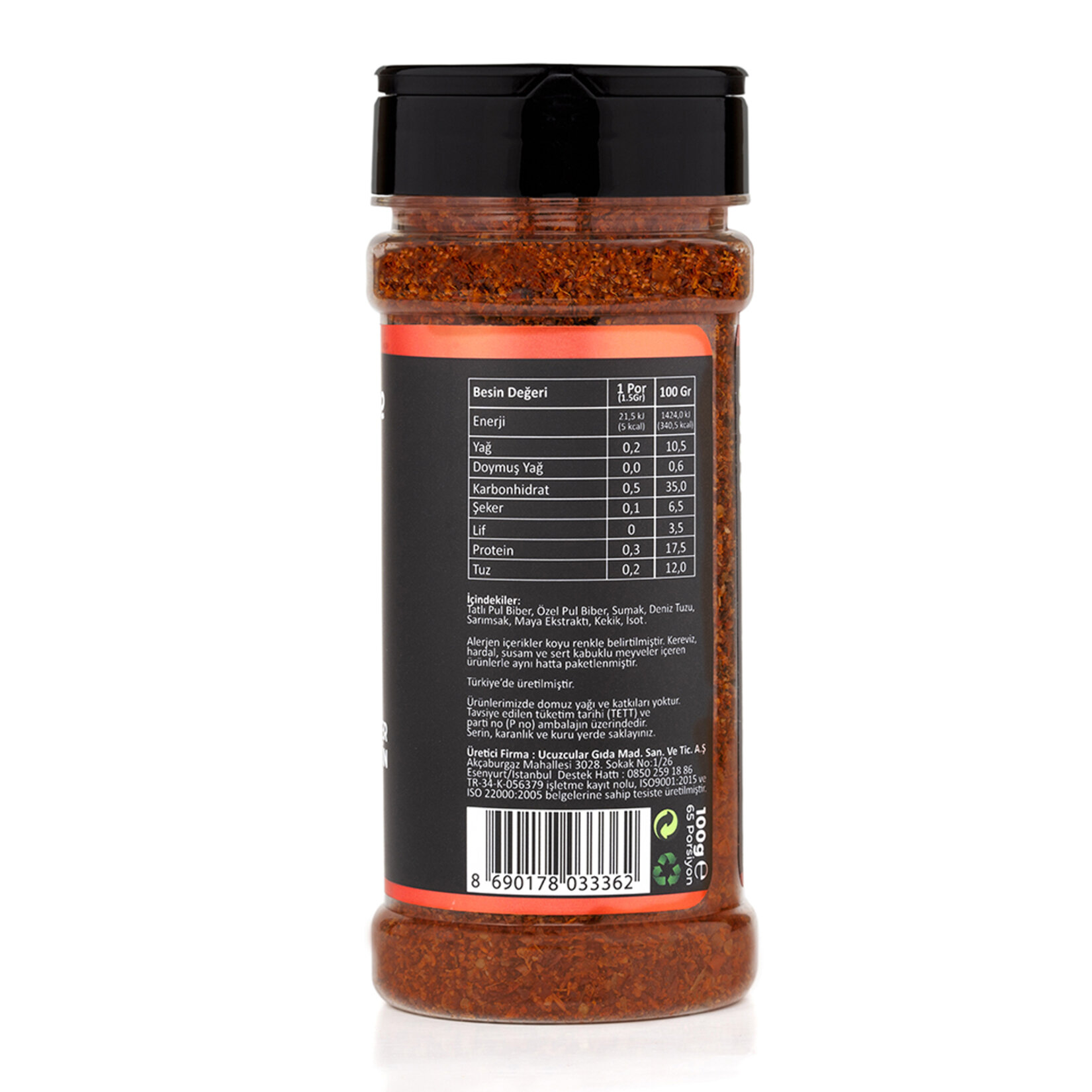 Hayfene Ateş Kırmızı Etler & Izgara Baharatı 100 G - Görsel 2