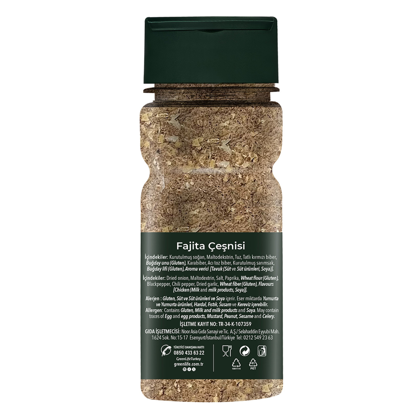 Green Life Fajita Çeşnisi Pet 80 G - Görsel 3