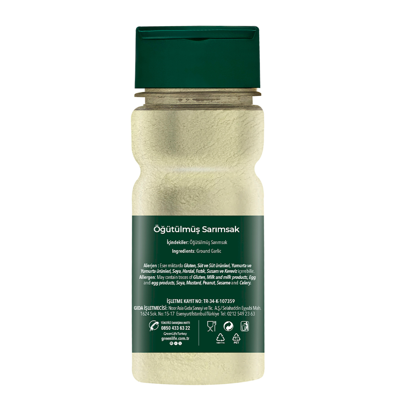 Green Life Öğütülmüş Sarımsak Pet 75 G - Görsel 2