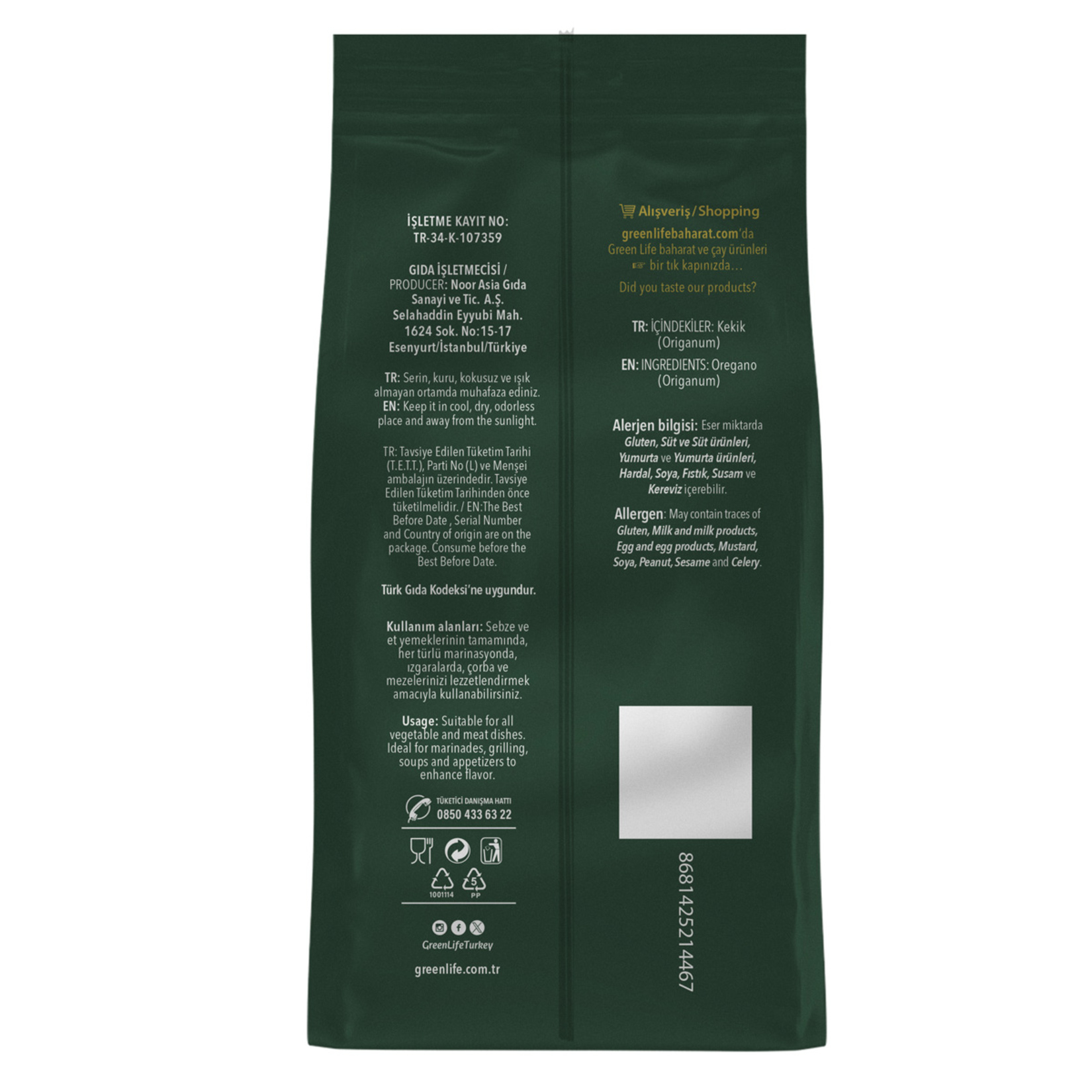 Green Life Kekik 20 G - Görsel 2