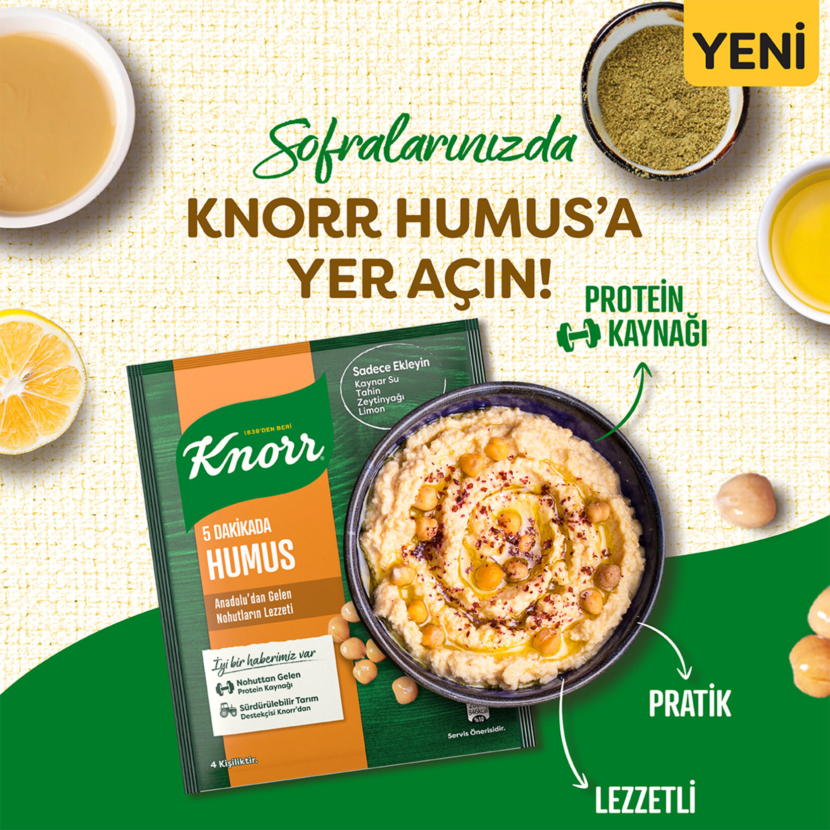 Knorr 5 Dakikada Humus 75 G - Görsel 3