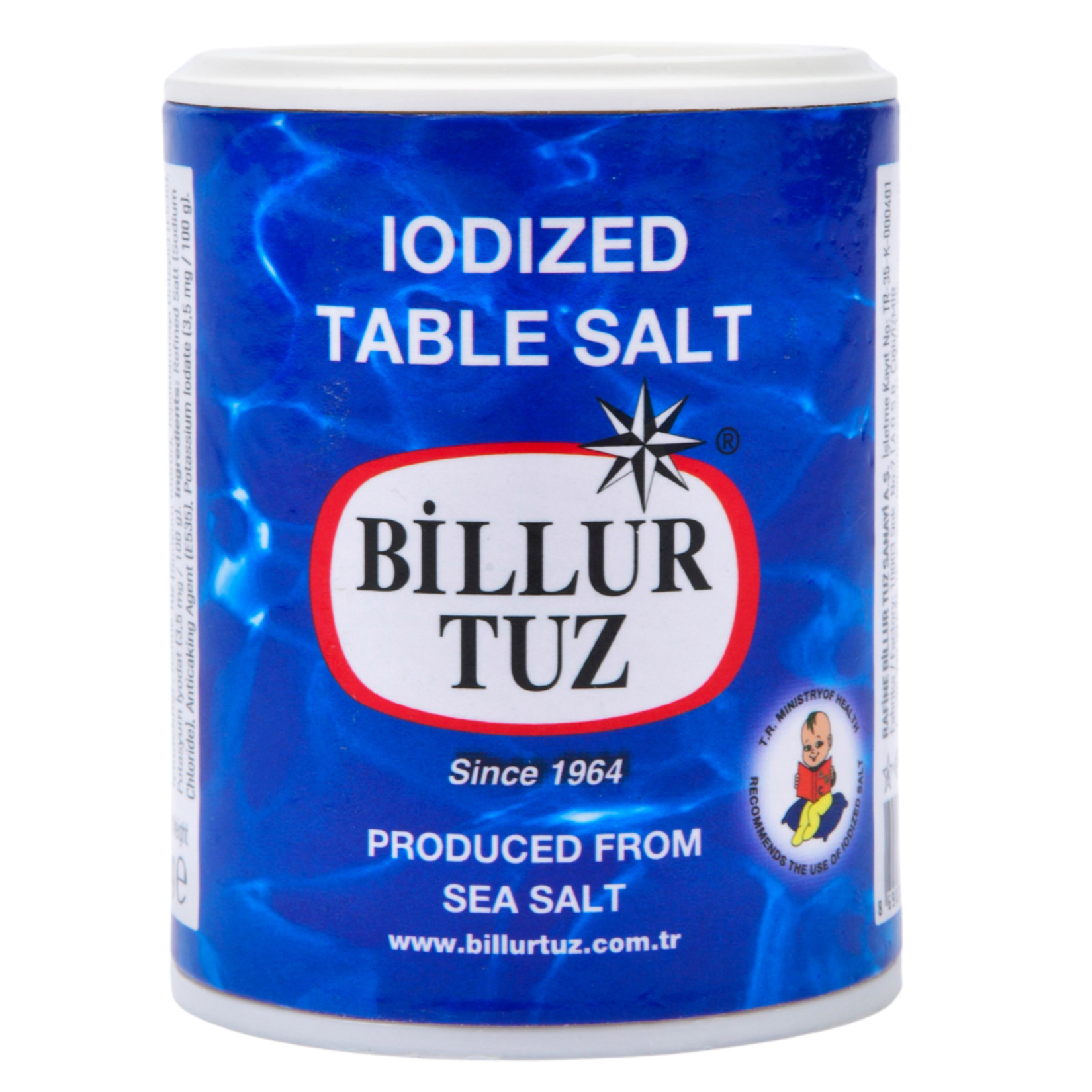 Billur Tuz İyotlu Piknik Tuzu 125 g
