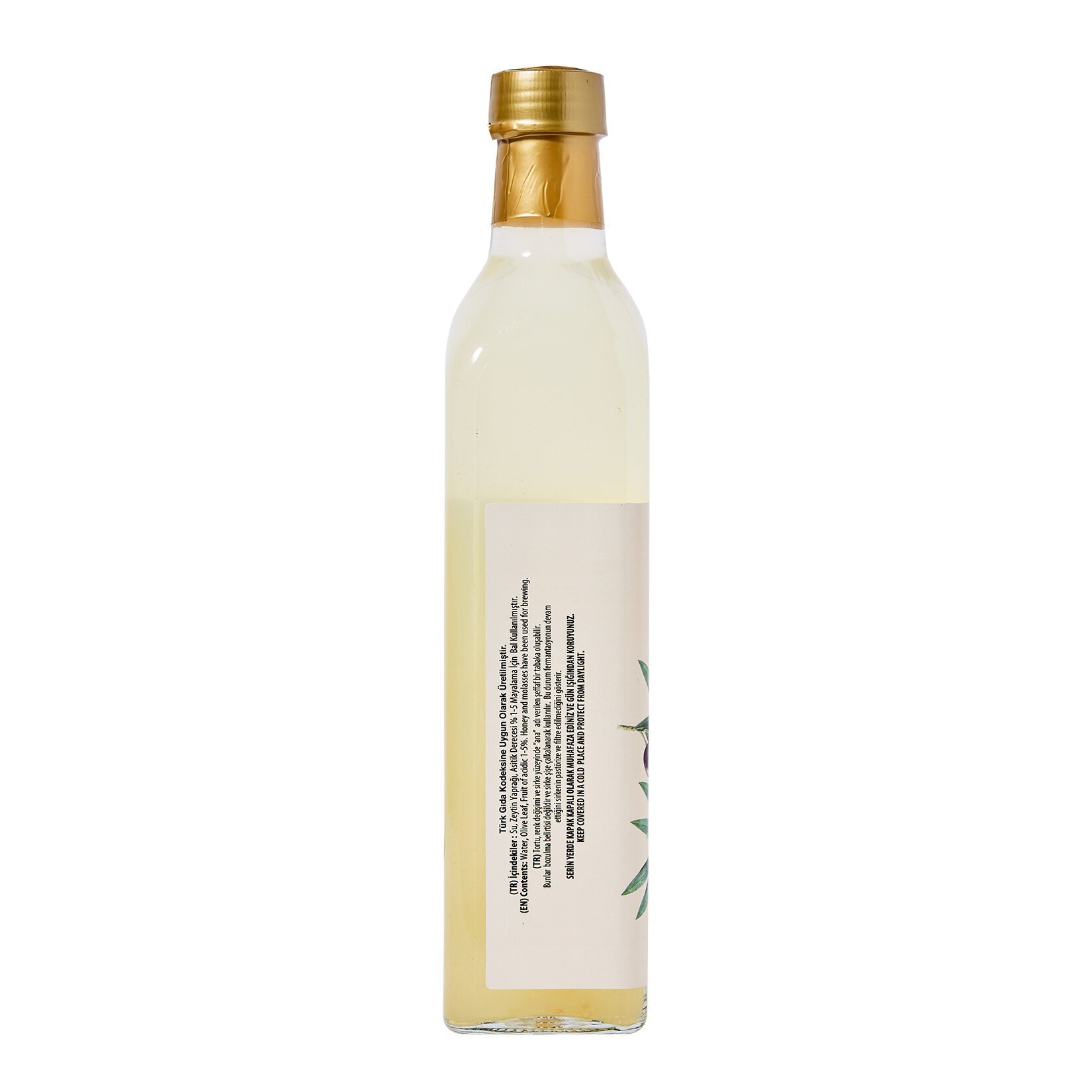 Gümöz Zeytin Yaprağı Sirkesi 500Ml - Görsel 2
