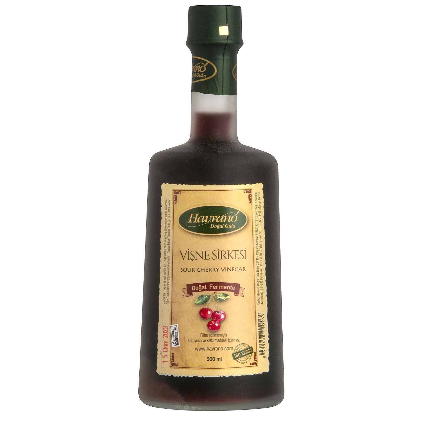 Havrano Vişne Sirkesi 500 Ml