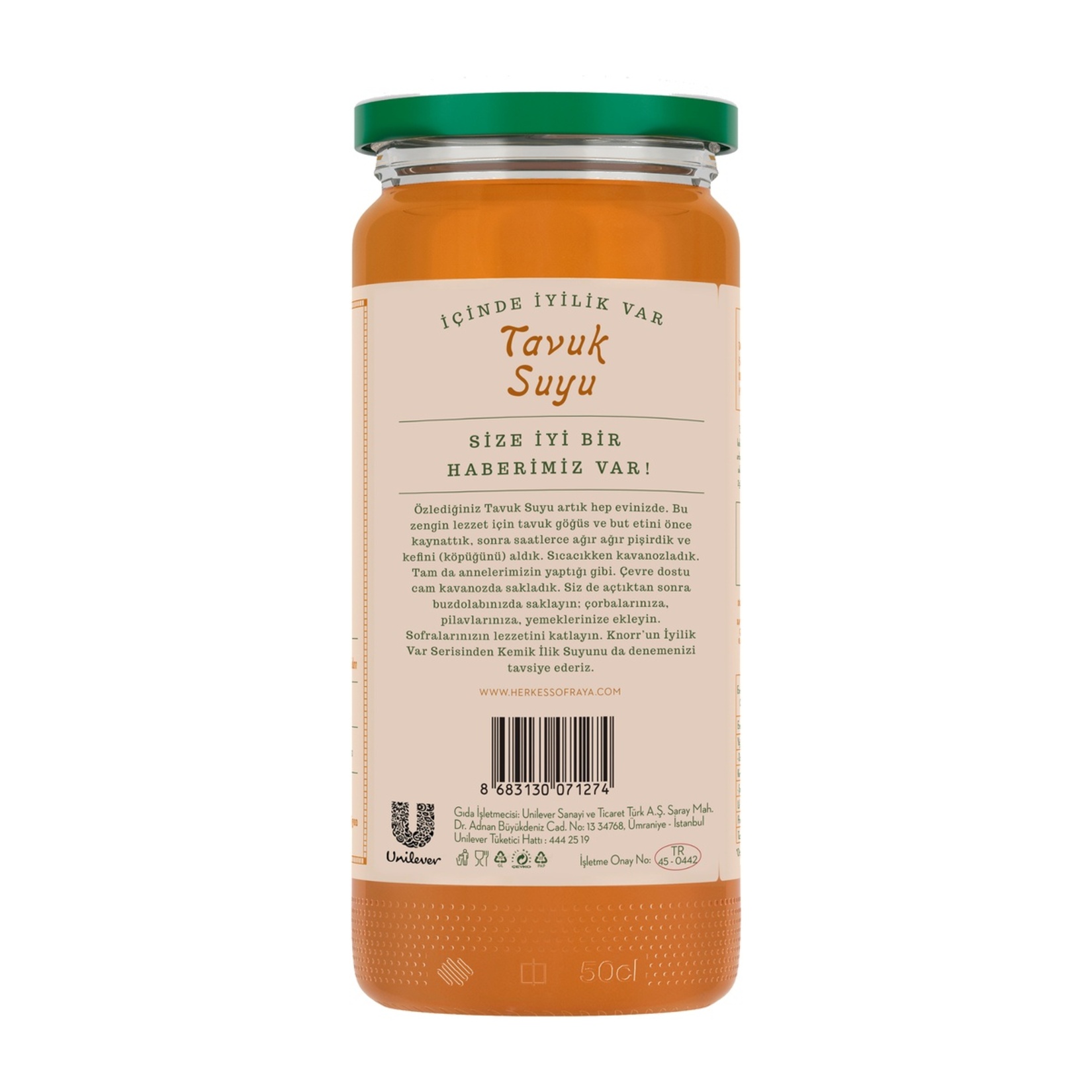 Knorr Tavuk Suyu Cam 480 Ml - Görsel 2