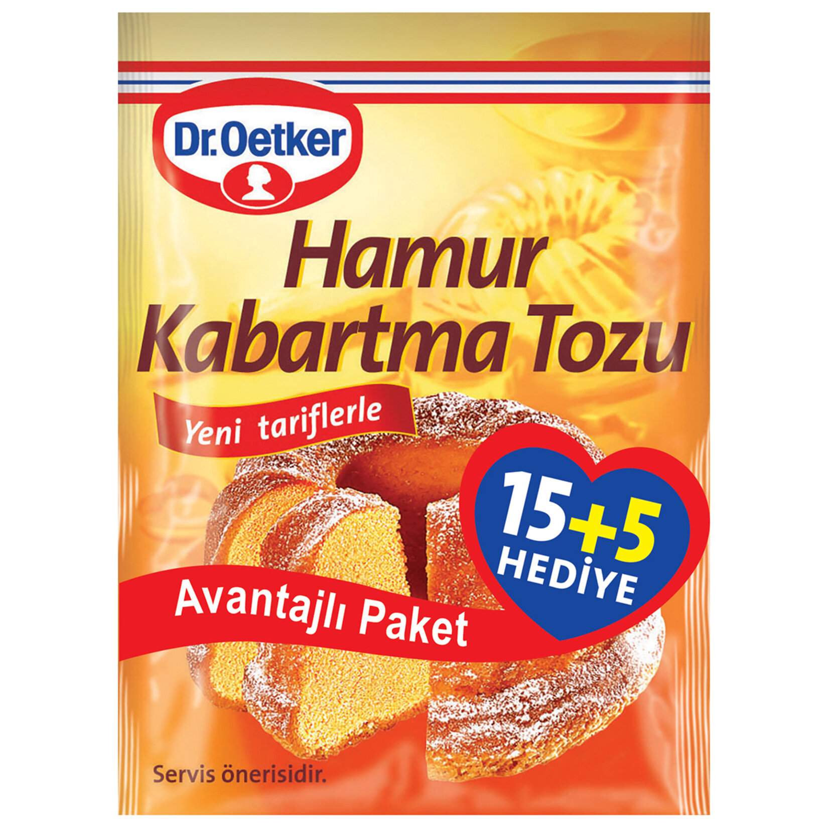 Dr.Oetker Hamur Kabartma Tozu 15+5 Hediye 200 G
