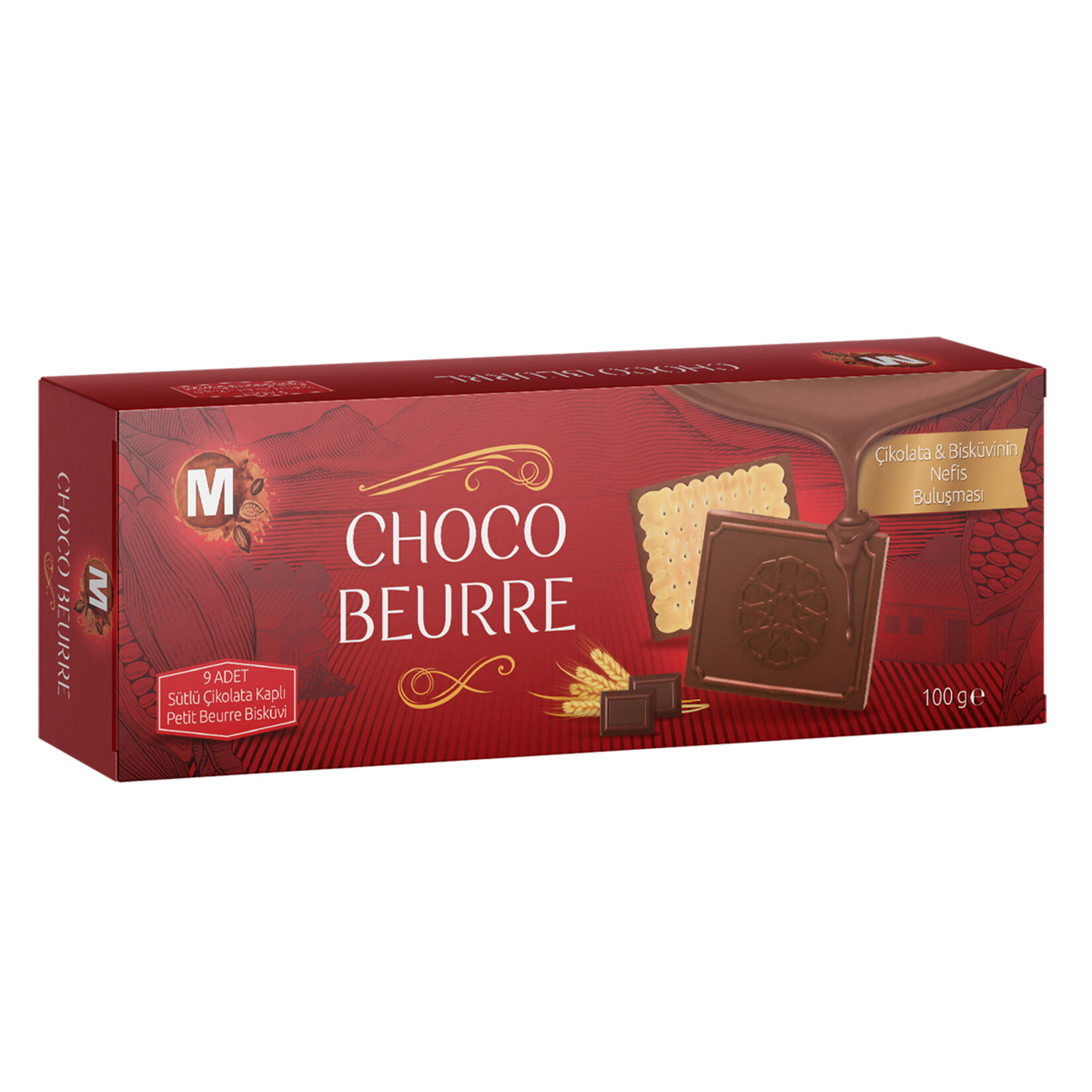 Migos Choco Beurre Sütlü Çikolata Kaplı Bisküvi 100 G