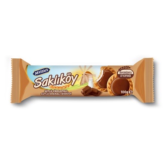 Saklıköy Çikolata ve Sütlü Kremalı 100 g