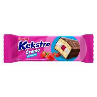 Ülker Kekstra Cremo Çilekli Kek 33 G