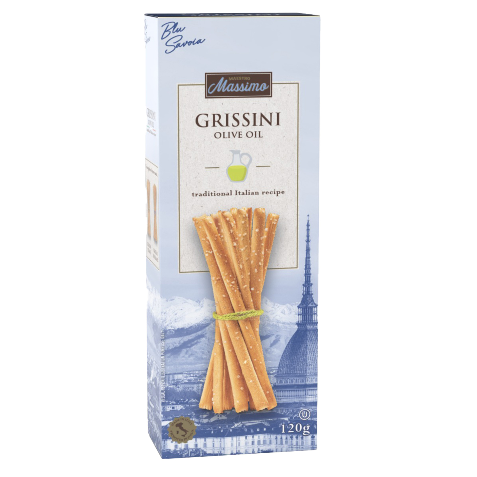 Masimo Zeytin Yağı (%4) & Ayçiçek Yağı (%4) Grissini 120 G