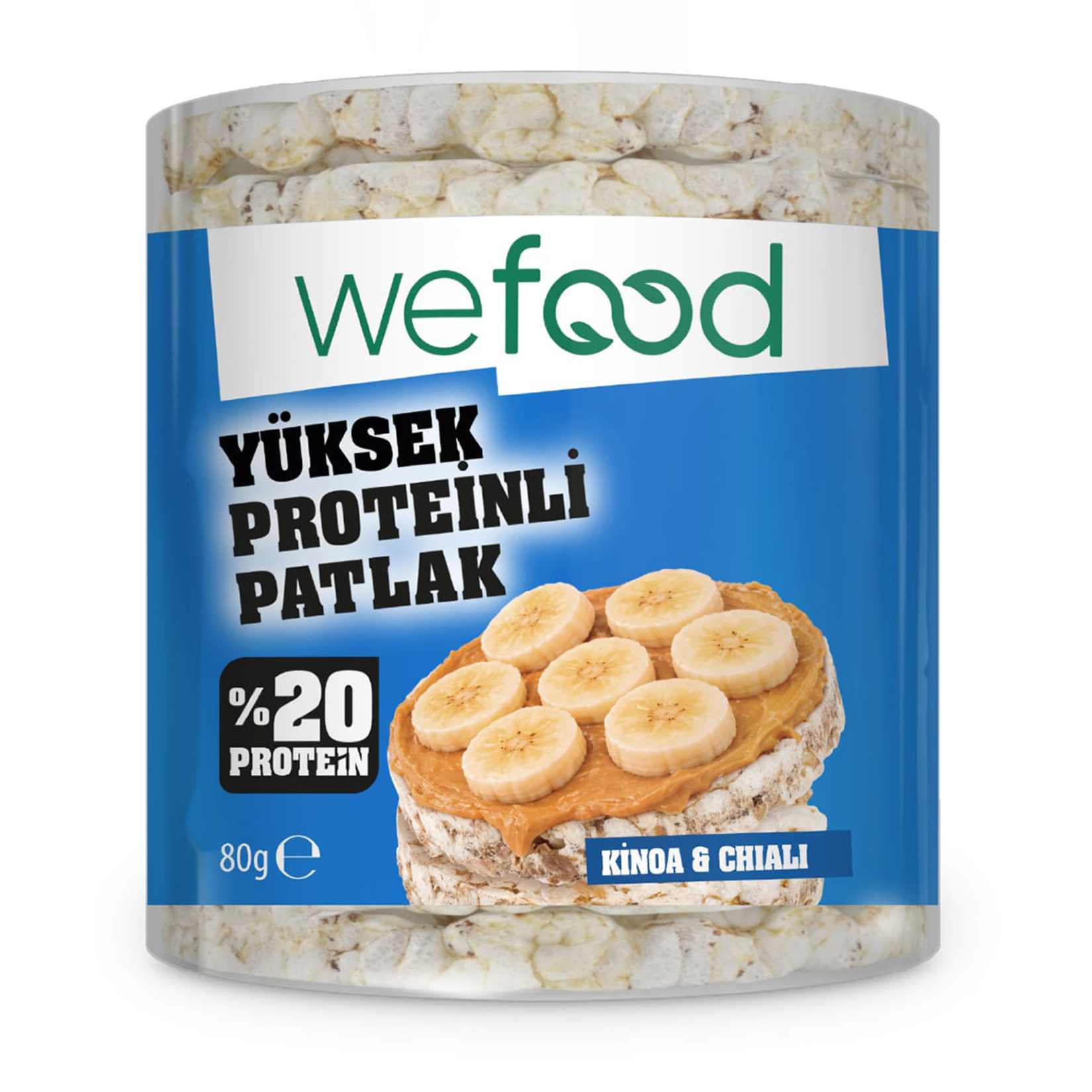 Wefood Kinoalı Protein Patlak 80 G
