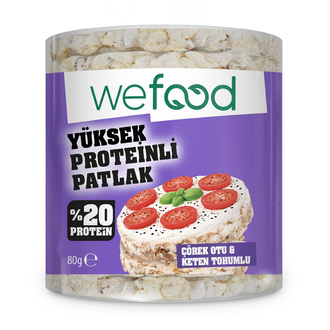 Wefood Çörek Otlu Protein Patlak 80 g