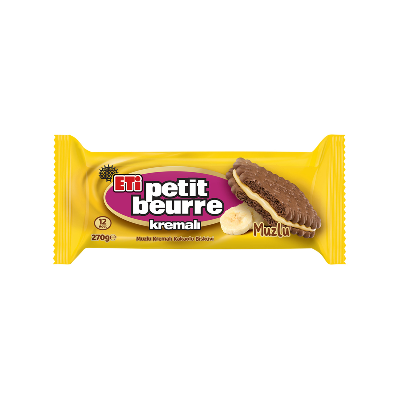 Eti Petit Beurre Kremalı Muzlu 270 G