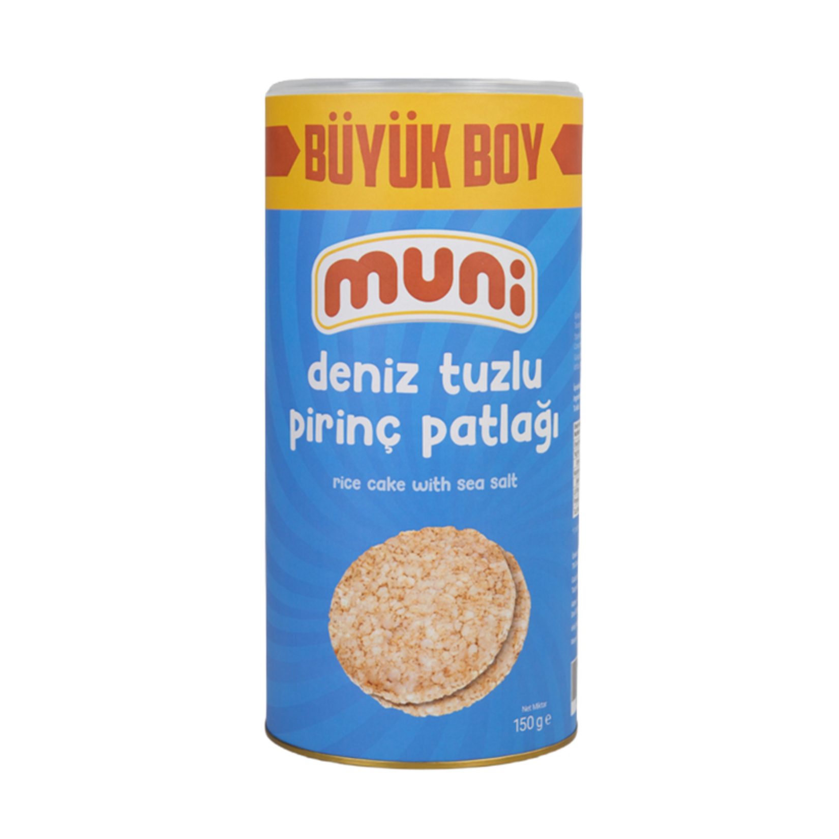 Muni Glutensiz Deniz Tuzu Patlağı Büyük Boy 150 G