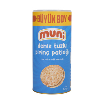Muni Glutensiz Deniz Tuzu Patlağı Büyük Boy 150 G