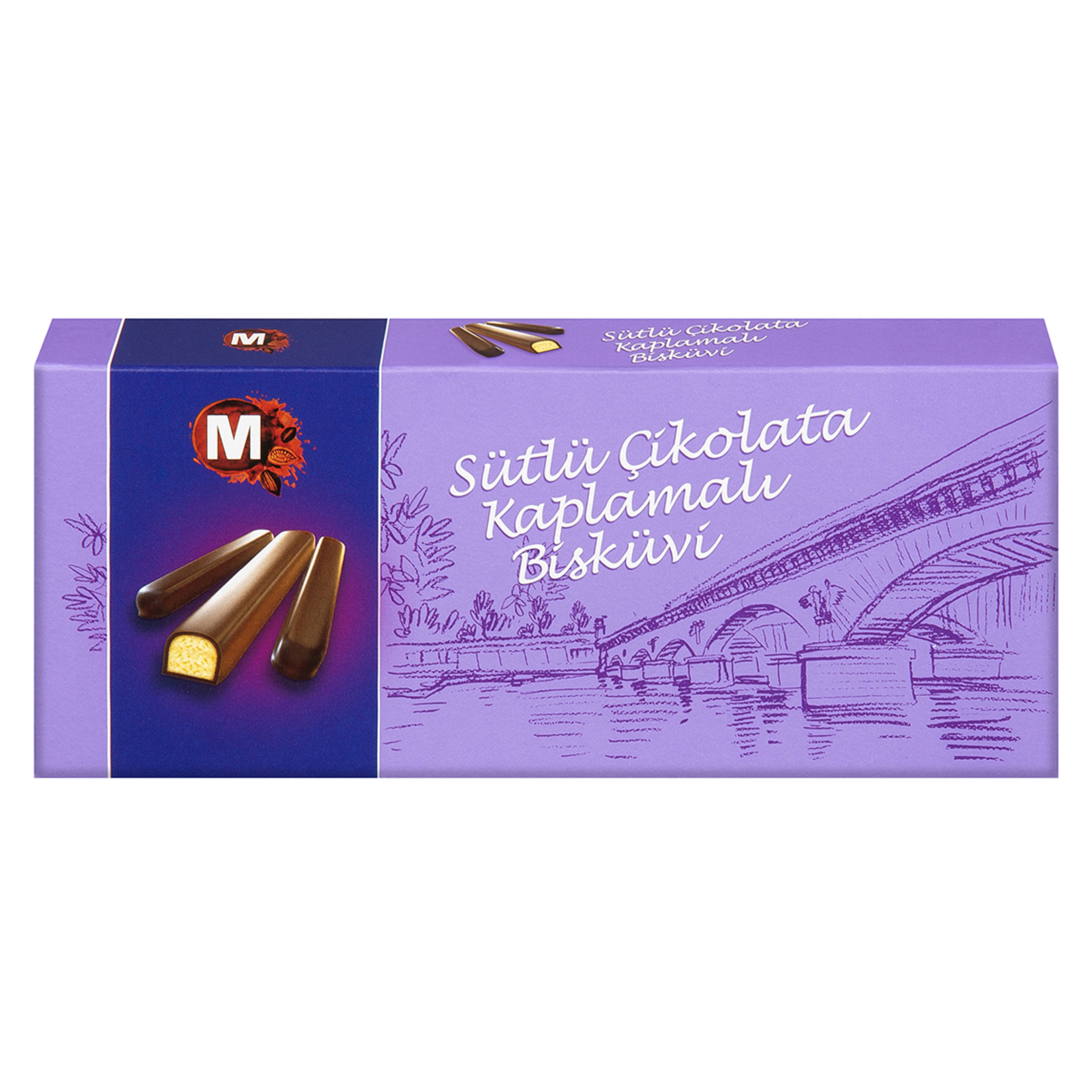 Migros Sütlü Çikolata Kaplamalı Bisküvi 100 G - Görsel 1