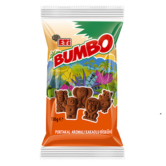Eti Bumbo Portakal Aromalı Kakaolu Bisküvi 110 g