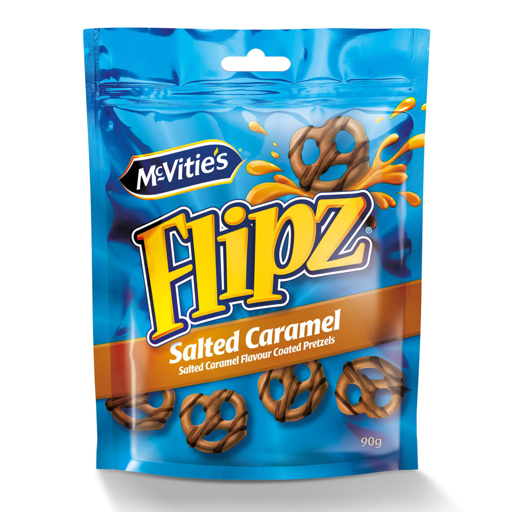 Mcvitie's Flipz Salted Flavour Coated Pretzels 90 G