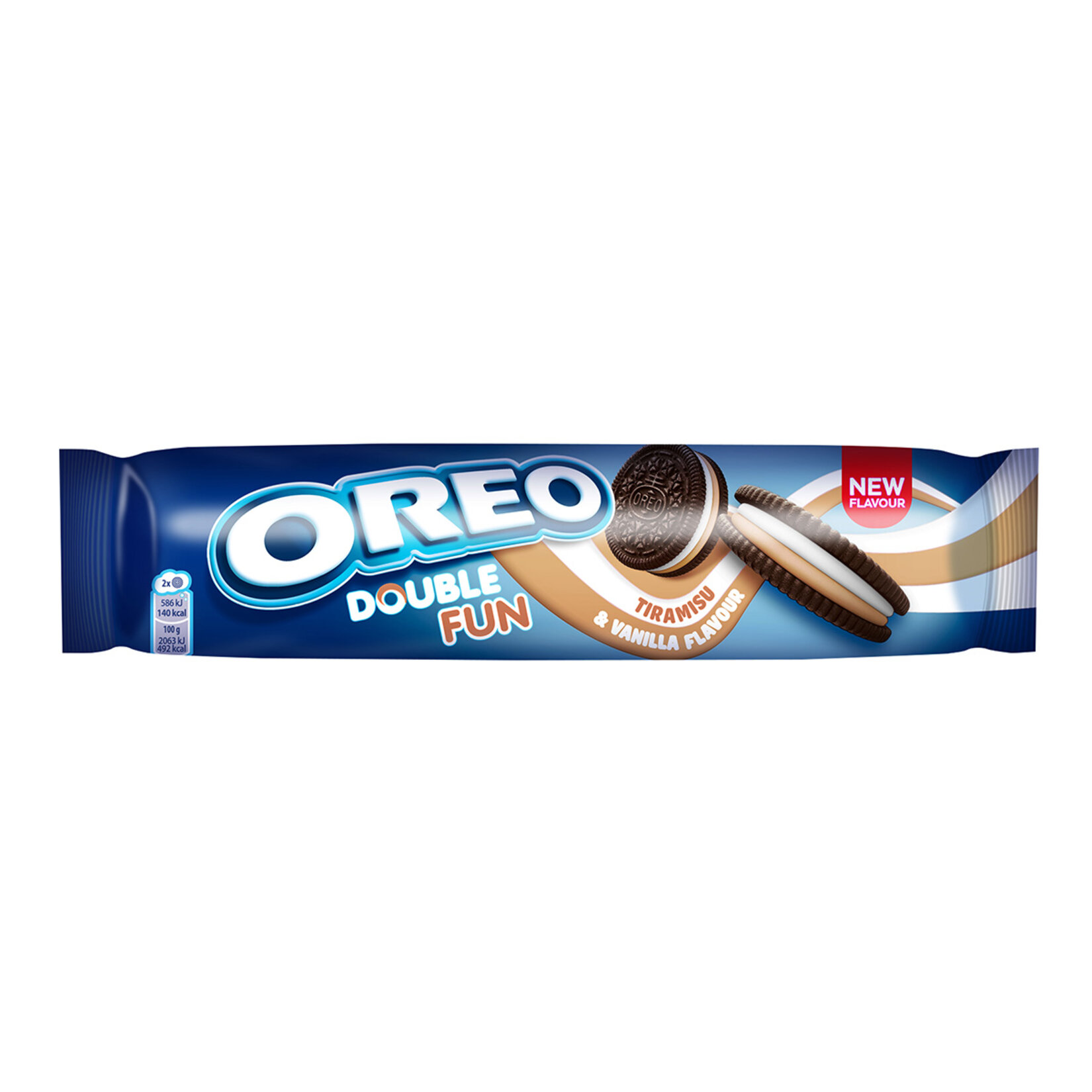 Oreo Double Fun Tiramisu ve Vanilya Aromalı Bisküvi 157 G