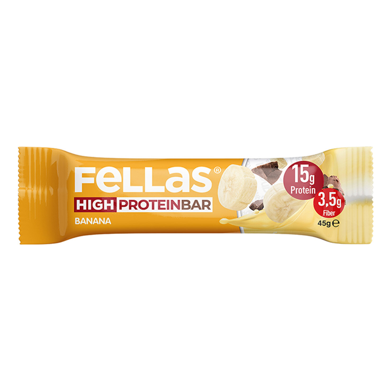Fellas Yüksek Protein Bar - Muz 45 G - Görsel 1