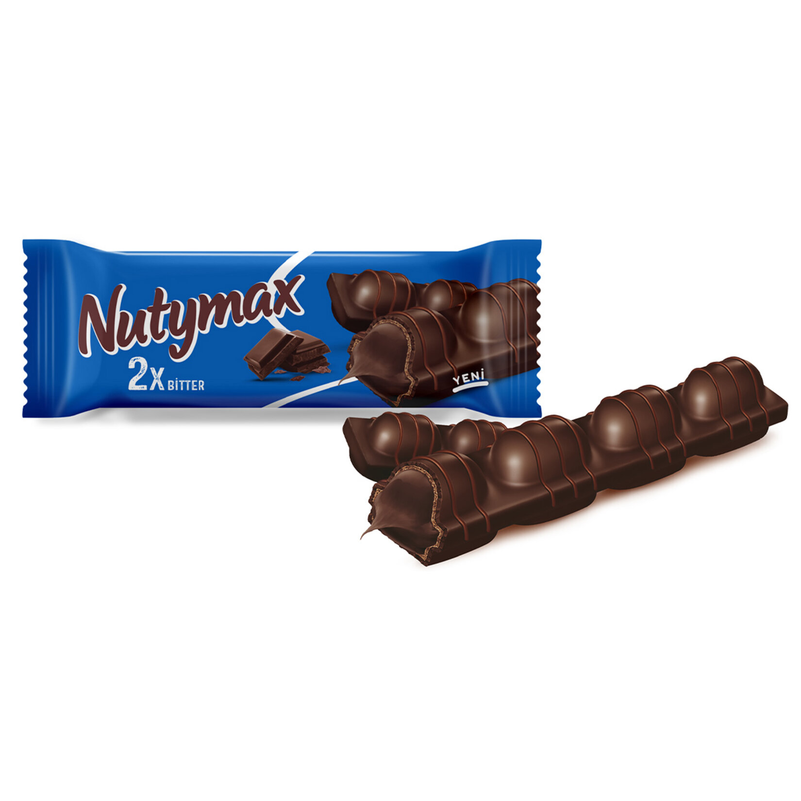 Şölen Nutymax Bitter Çikolata Kaplamalı Gofret 44 G - Görsel 2