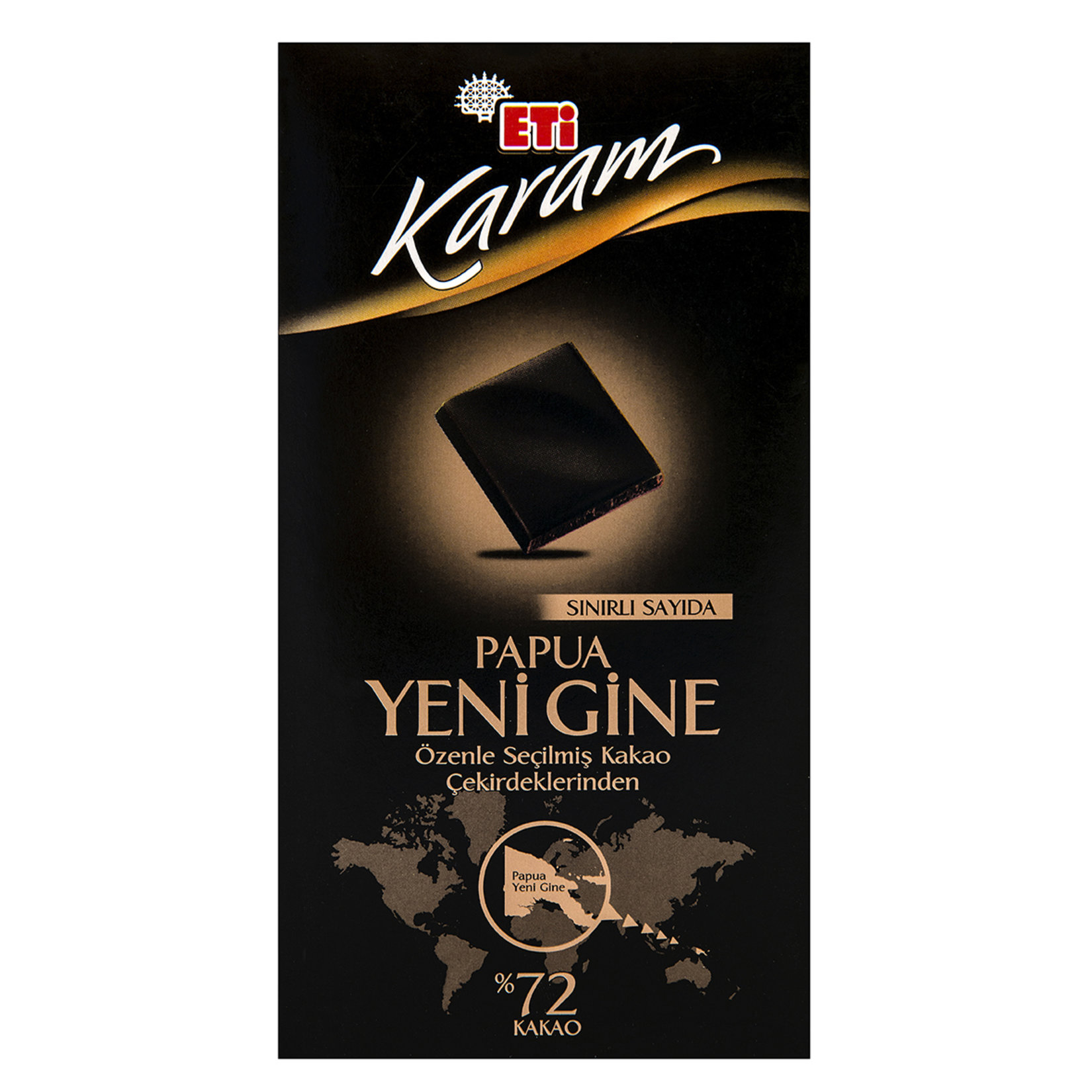 Eti Karam Papua Yeni Gine Bitter Çikolata 68G