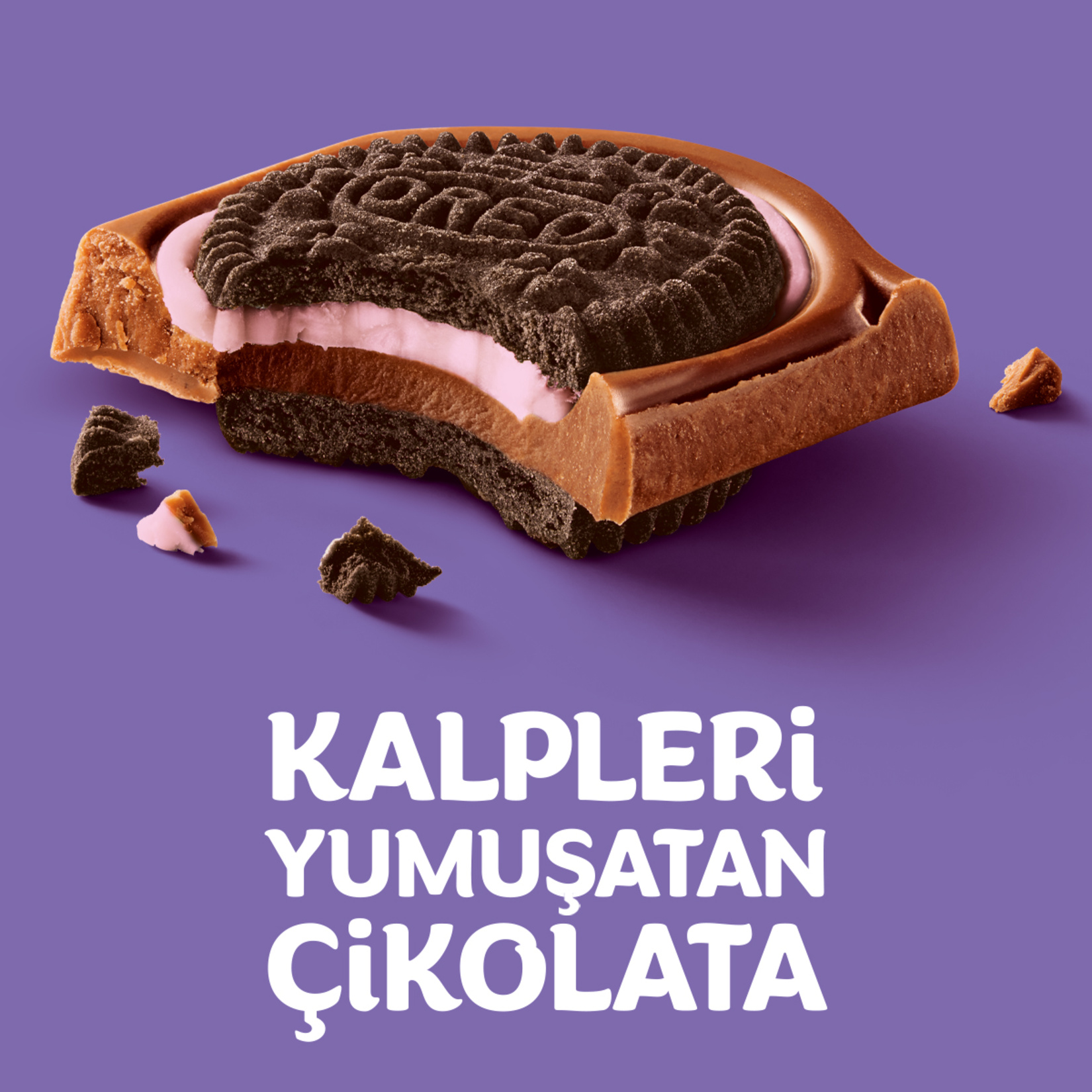 Milka Oreo Sandwich Çilekli 92 G - Görsel 3