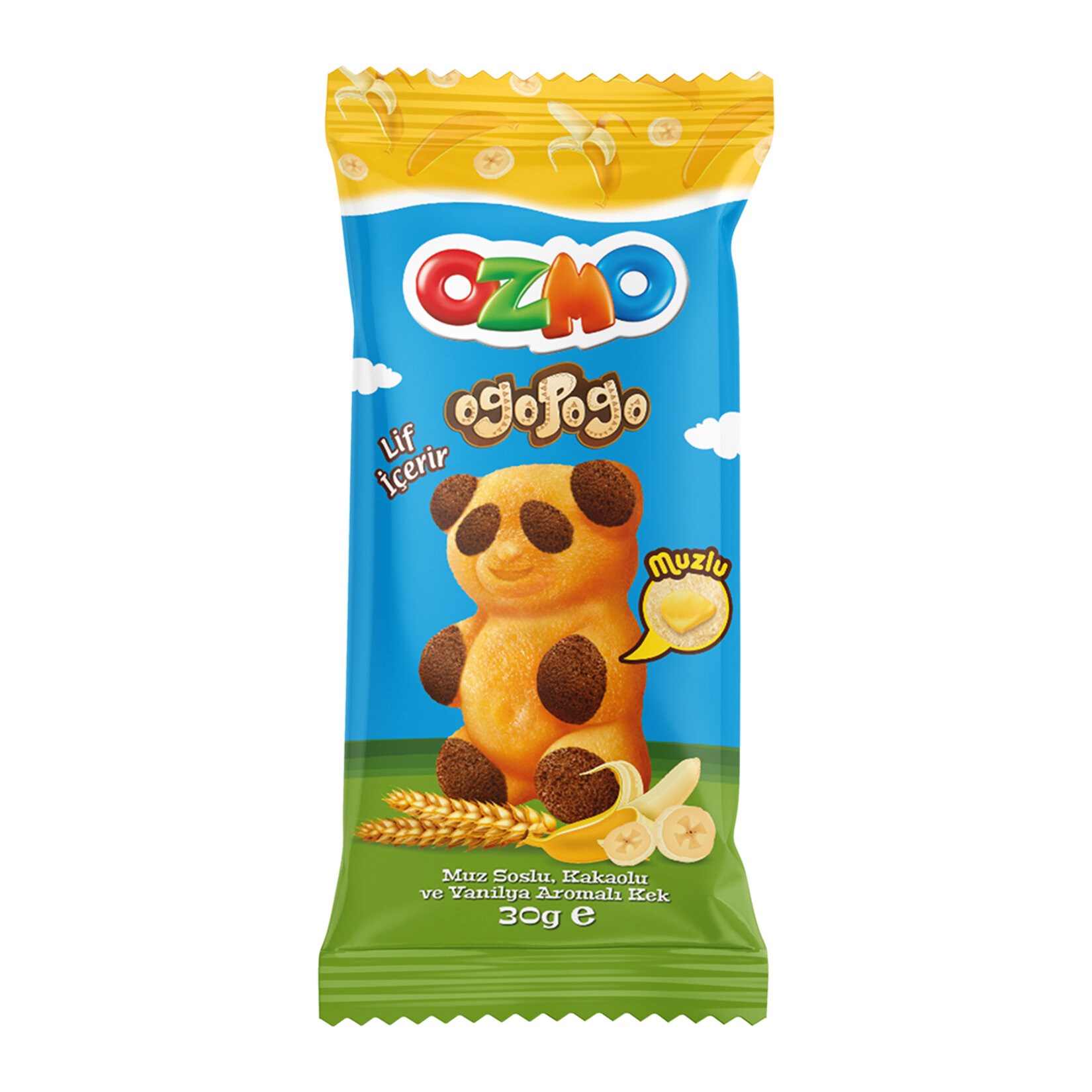 Ozmo Ogopogo Muz Soslu Kek 30 G