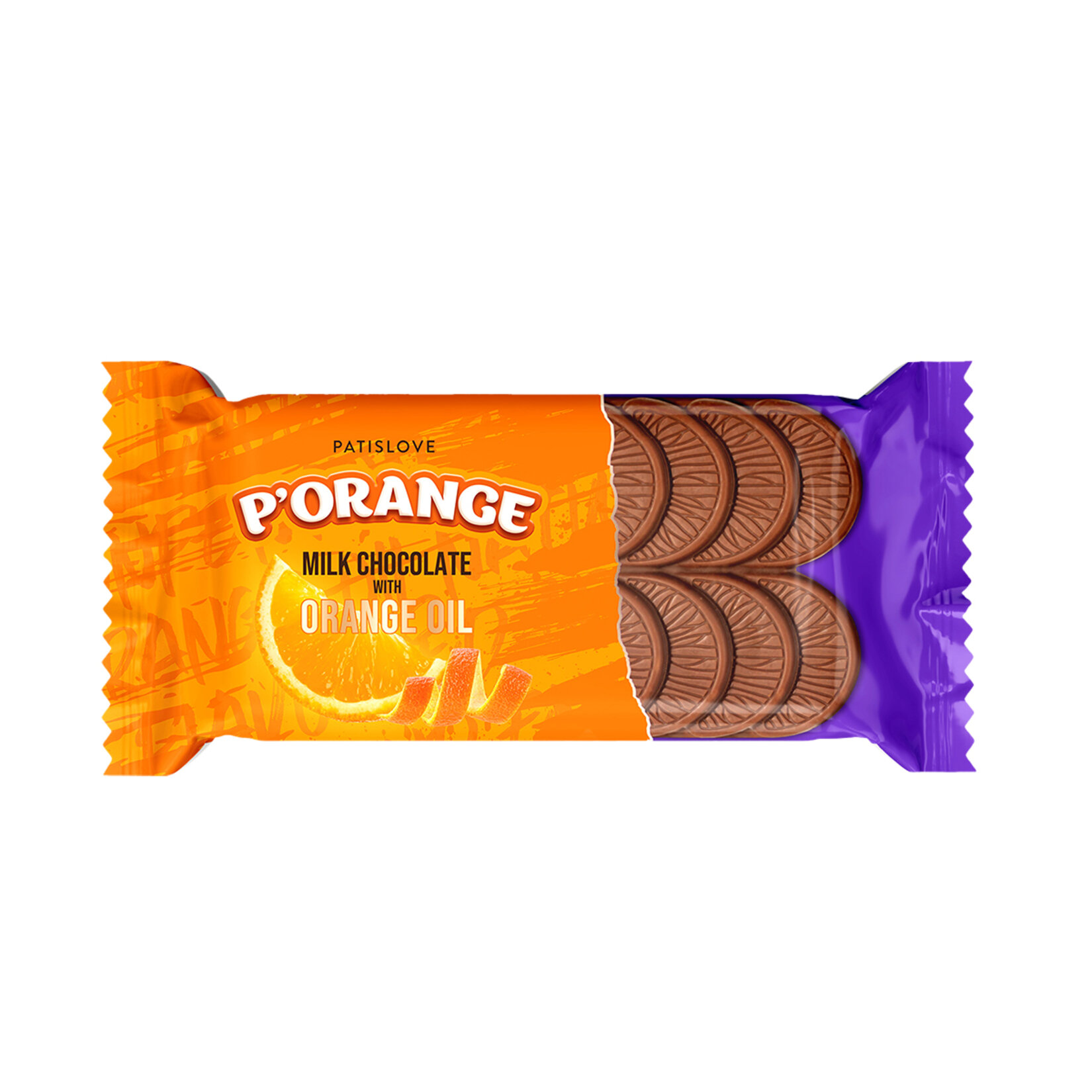 ナツコミルフィ５枚 Patislove P'orange Portakal Yağlı Sütlü Çikolata 85 G - Migros