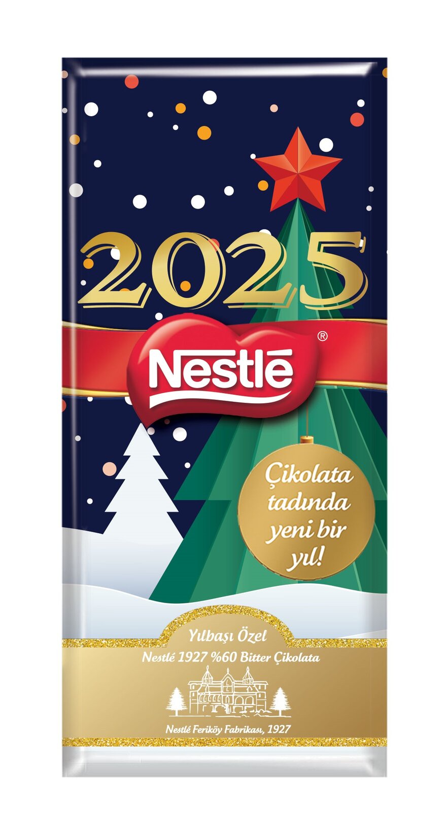 Nestle 1927 Bitter Çikolata Yılbaşı Özel 65G