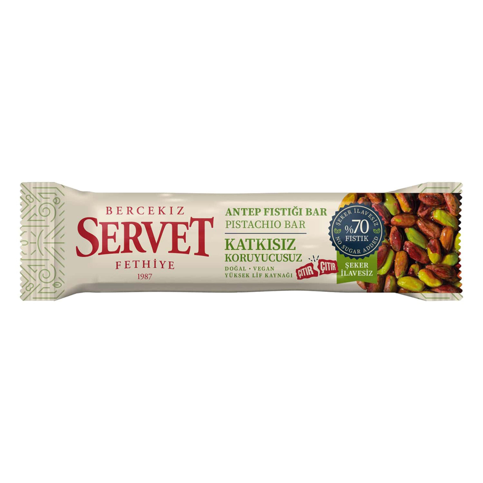 Servet Şekerleme Antep Fıstığı Bar 20 G
