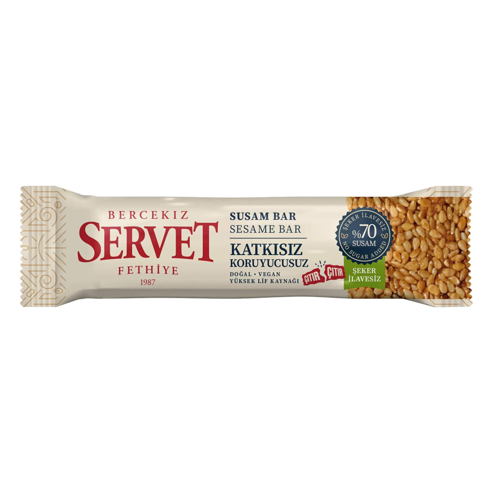Servet Şekerleme Susamlı Bar 20 G