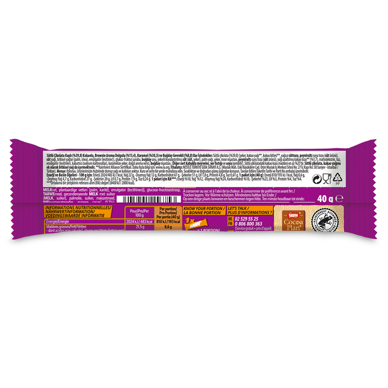 Nestle Lion Brownie Style 40 G - Görsel 2