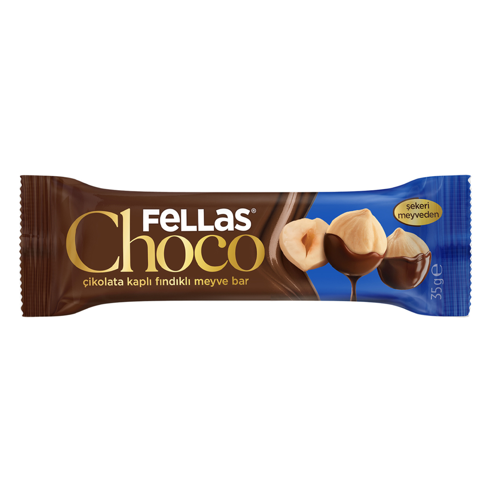 Fellas Fındıklı Çikolata Kaplı Meyve Bar 35 G