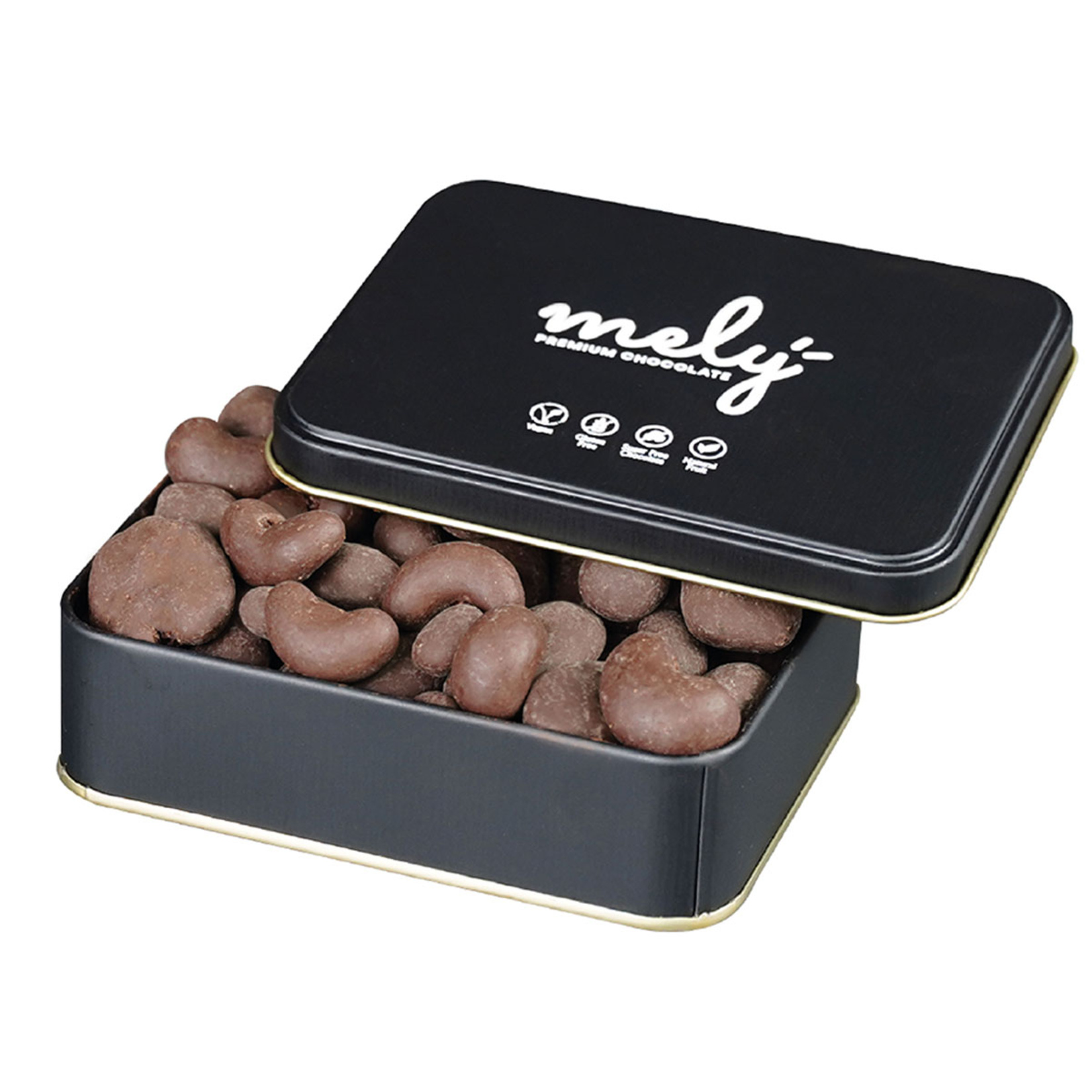 Mely Şeker İlavesiz Glutensiz Vegan Çikolata Kaplama Mix 150 G