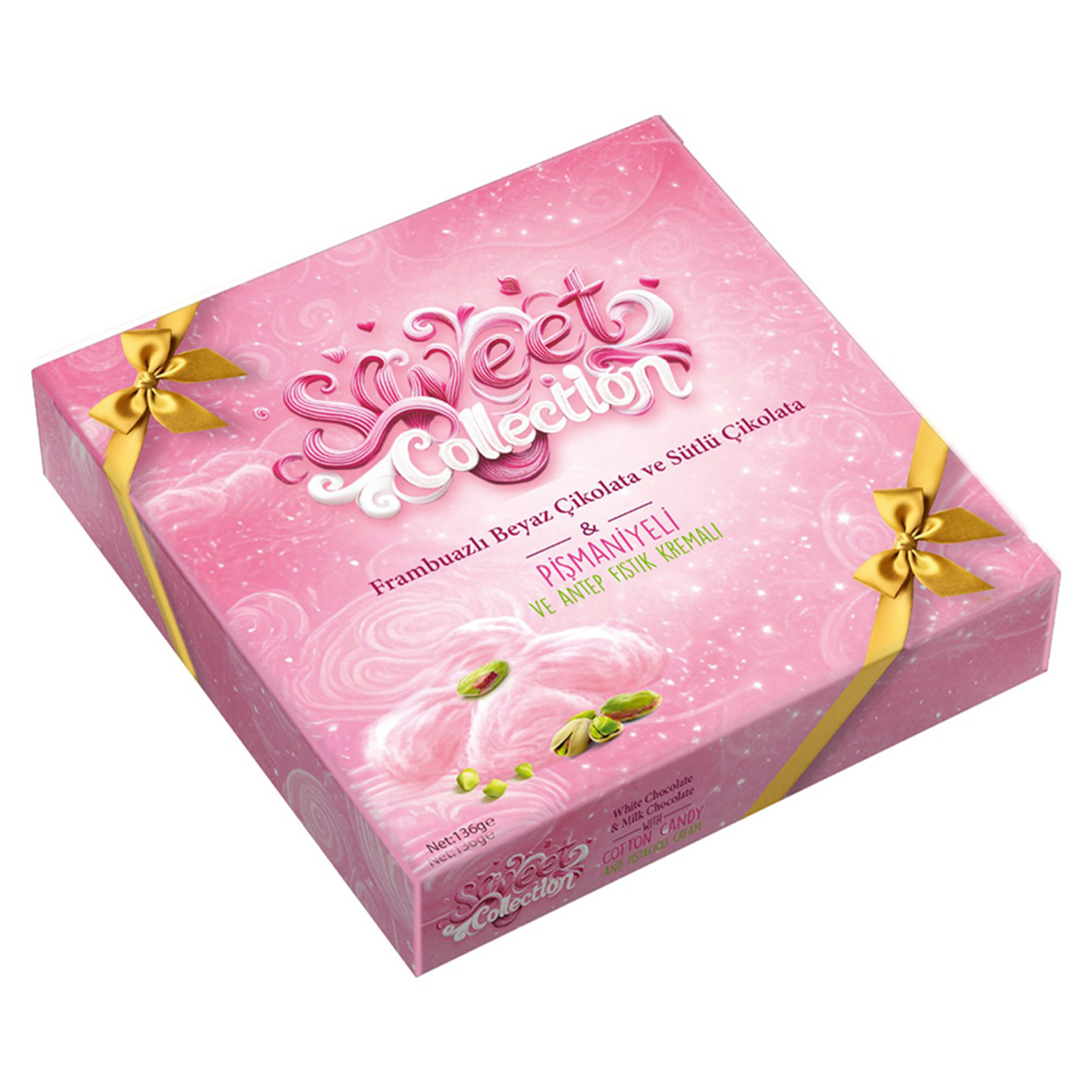 Sweet Collection Pişmaniye & Antep Fıstık Kremalı Çikolata 136 G