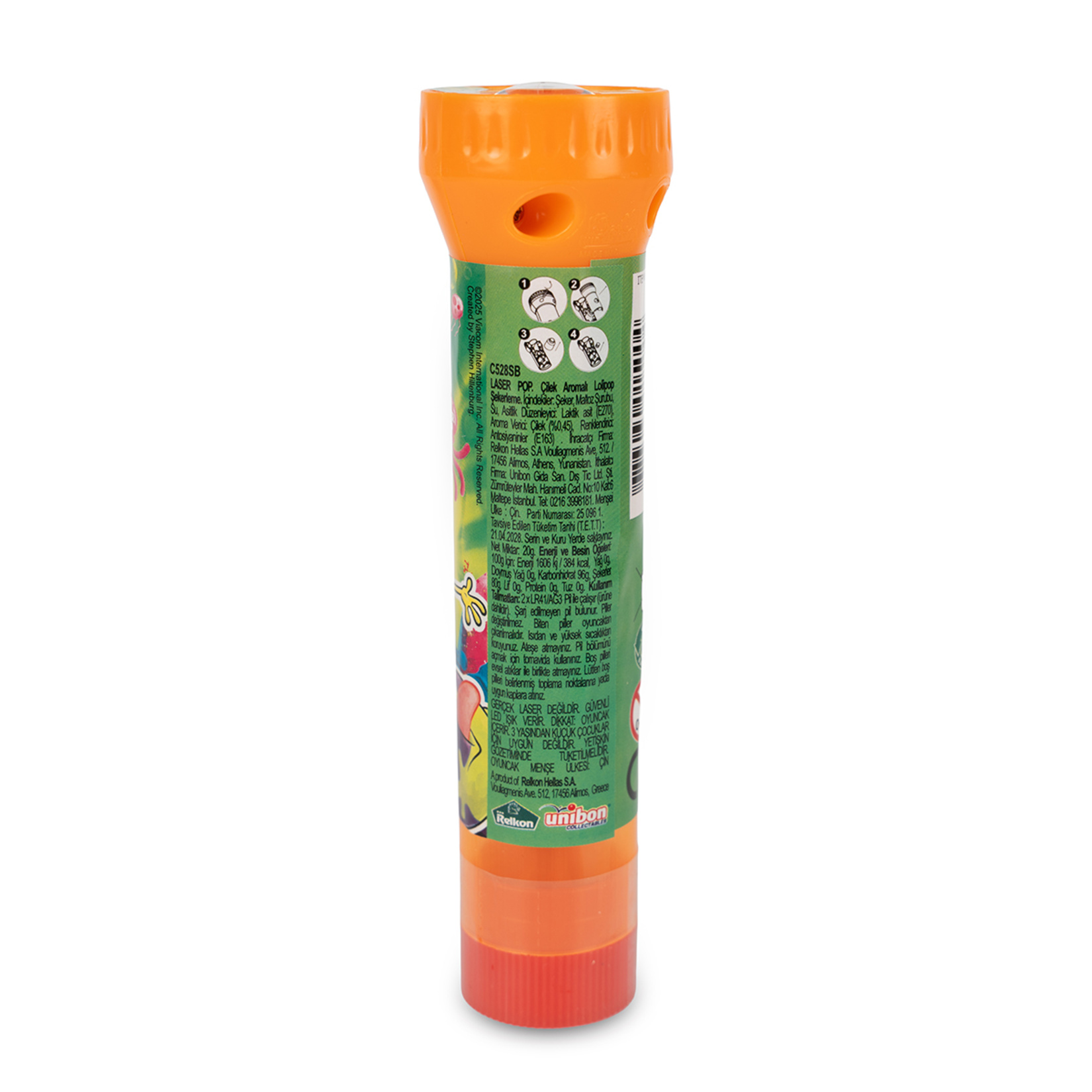 Unibon Sponge Bob Laser Pop 20 G - Görsel 2