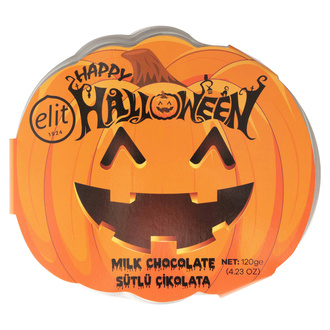 Elit Halloween Emoji Çikolata Bal Kabağı Kutu 120 G