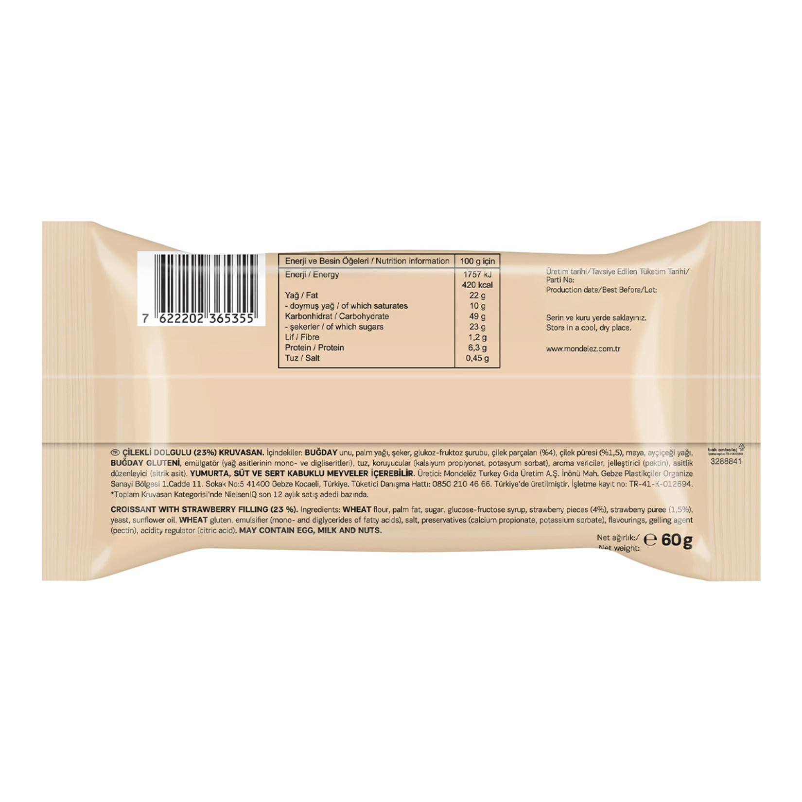 7 Days Çilekli Kruvasan 60 G - Görsel 2