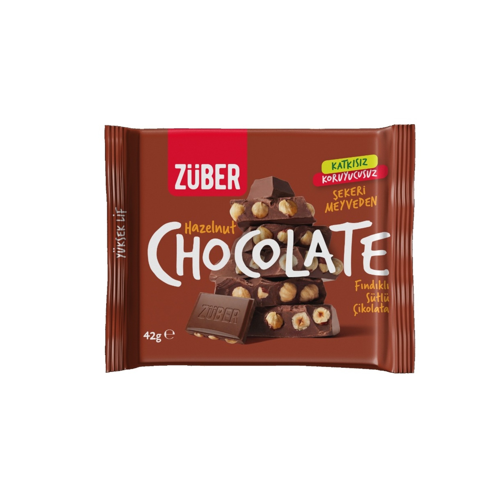 Züber Fındıklı Sütlü Çikolata 42 G