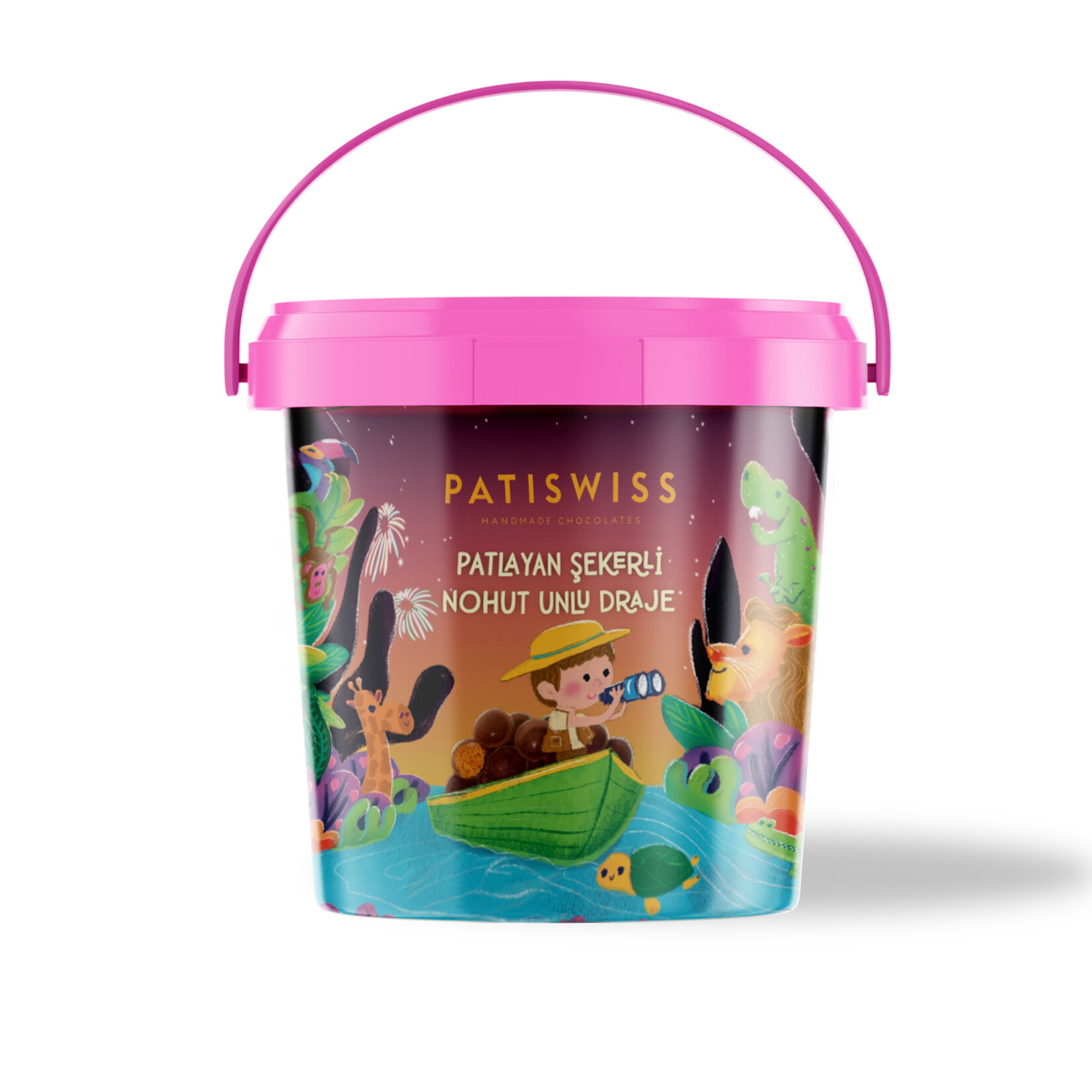 Patiswiss Sütlü Çikolata Kaplı Patlayan Şeker Nohut Draje 175 G