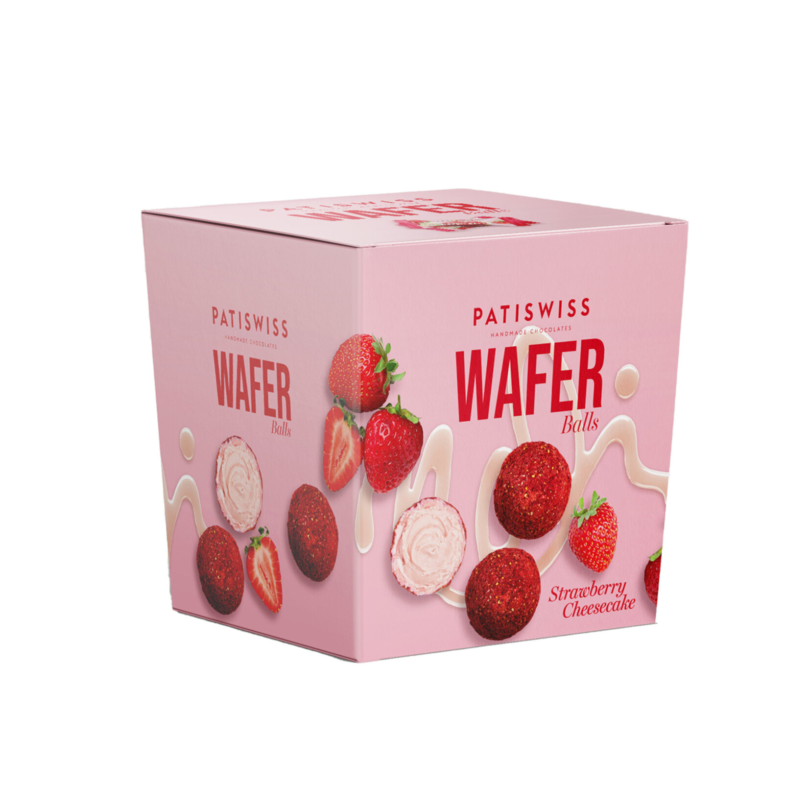Patiswiss Waferballs Çilekli 100 G - Görsel 1